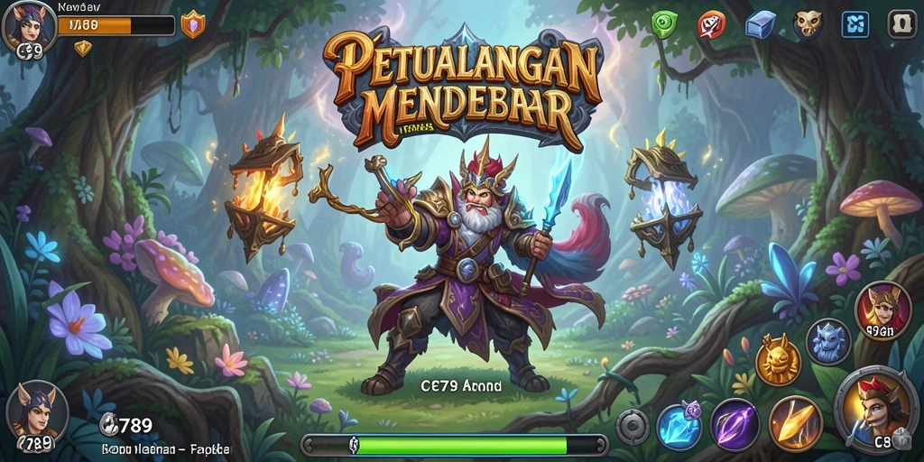 Screenshot utama C789 menampilkan aksi pertarungan yang intens dan karakter yang dinamis.