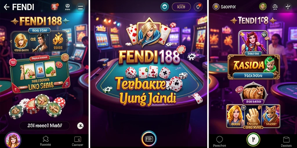 Tampilan gameplay seru di FENDI188 dengan berbagai pilihan permainan Kasino.