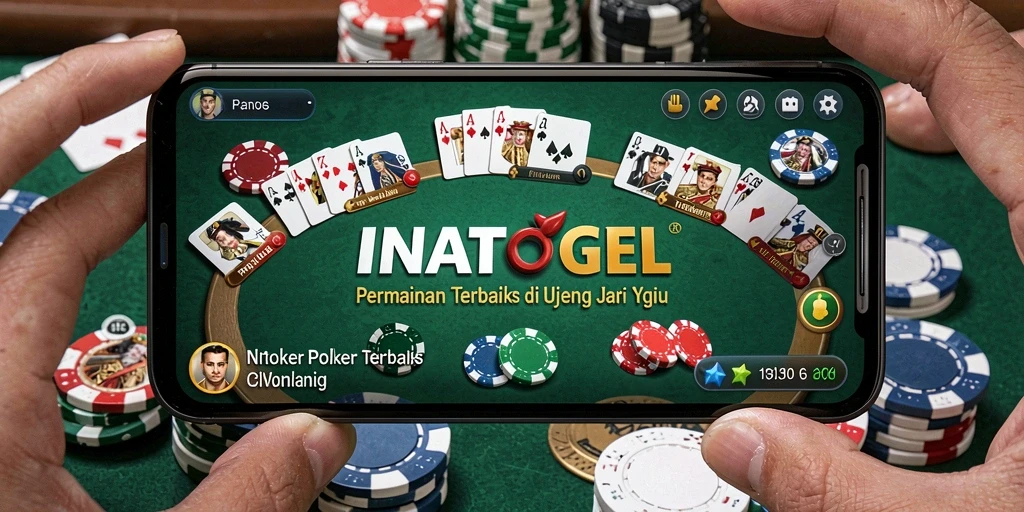 Tampilan gameplay poker yang mengasyikkan di INATOGEL.