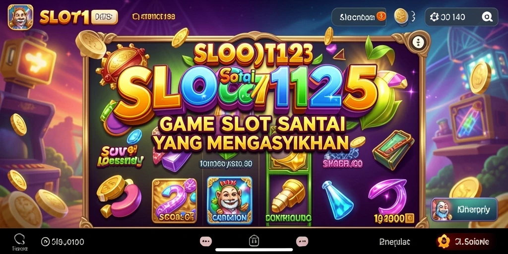 Tampilan gameplay SLOT123 yang menarik dan menyenangkan.