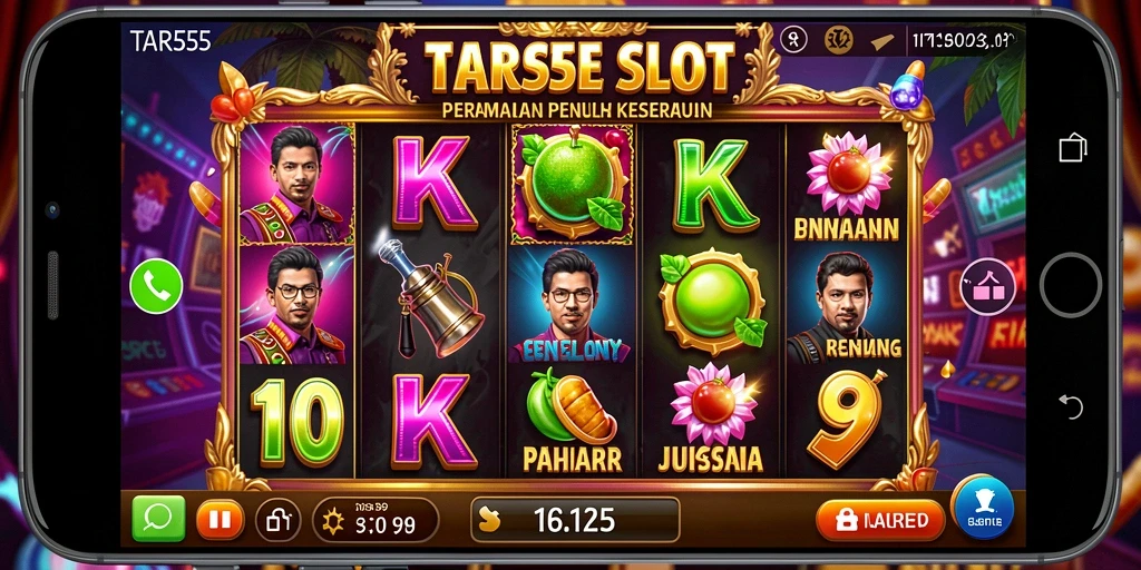 Tampilan gameplay menarik dari TAR555 yang penuh warna dan seru.