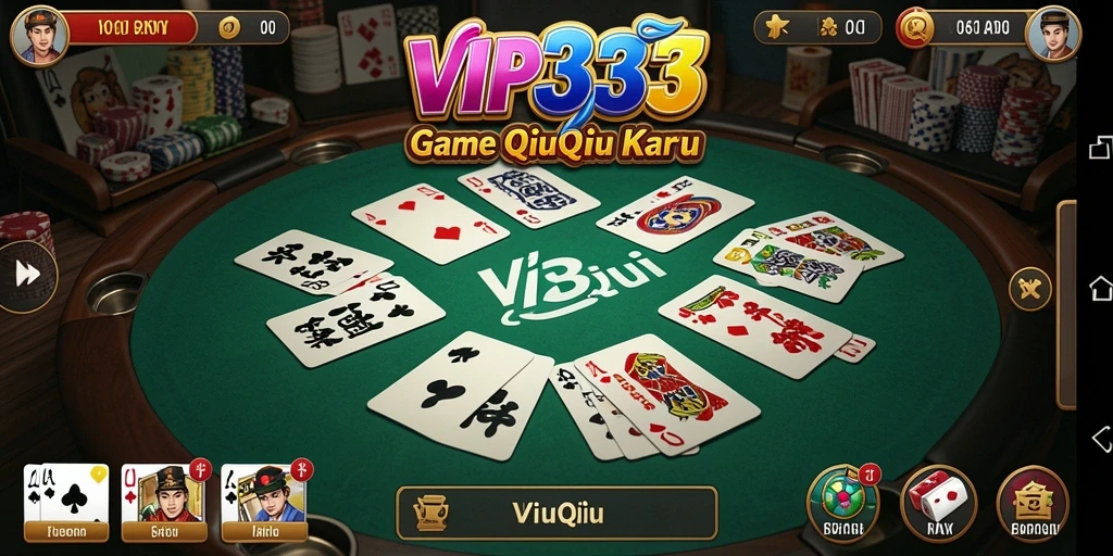 Tampilan gameplay QiuQiu yang menarik dan interaktif.