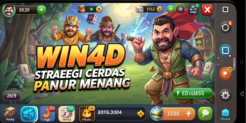 Tampilan gameplay WIN4D yang penuh strategi dan tantangan.